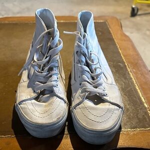 Vans White High-Top Sneakers